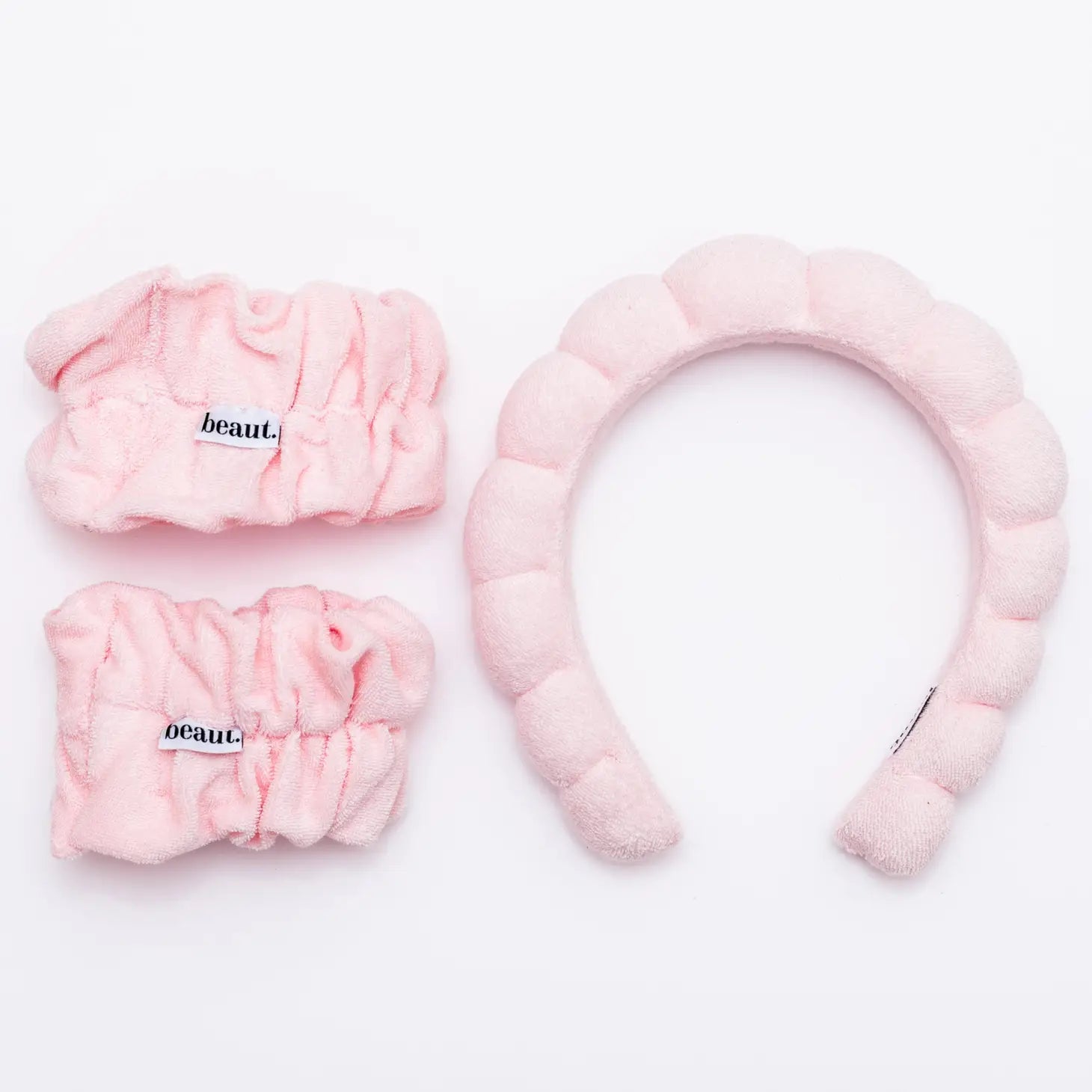 Headband + Wristbands Set pink