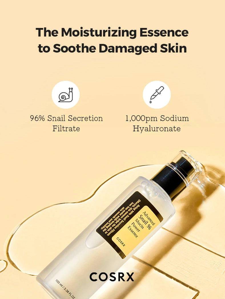 Cosrx Advanced Snail 96 Mucin Power Essence features