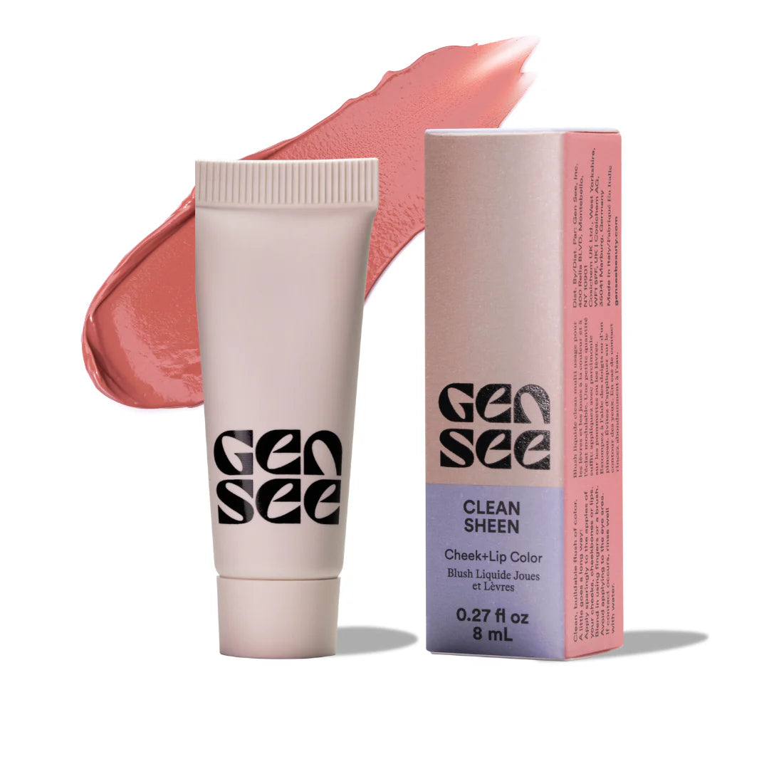 GEN SEE CLEAN SHEEN CHEEK + LIP COLOR